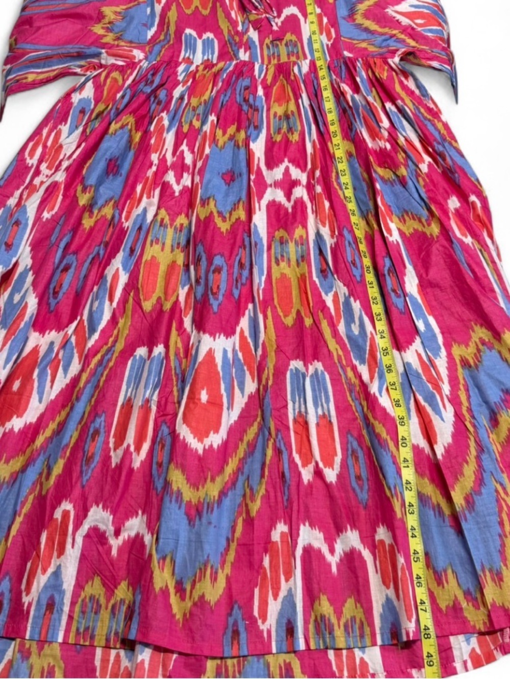 House of Sundar Hibiscus Liana Midi Dress Women’s Medium Boho Resortwear Summer - Picture 7 of 7